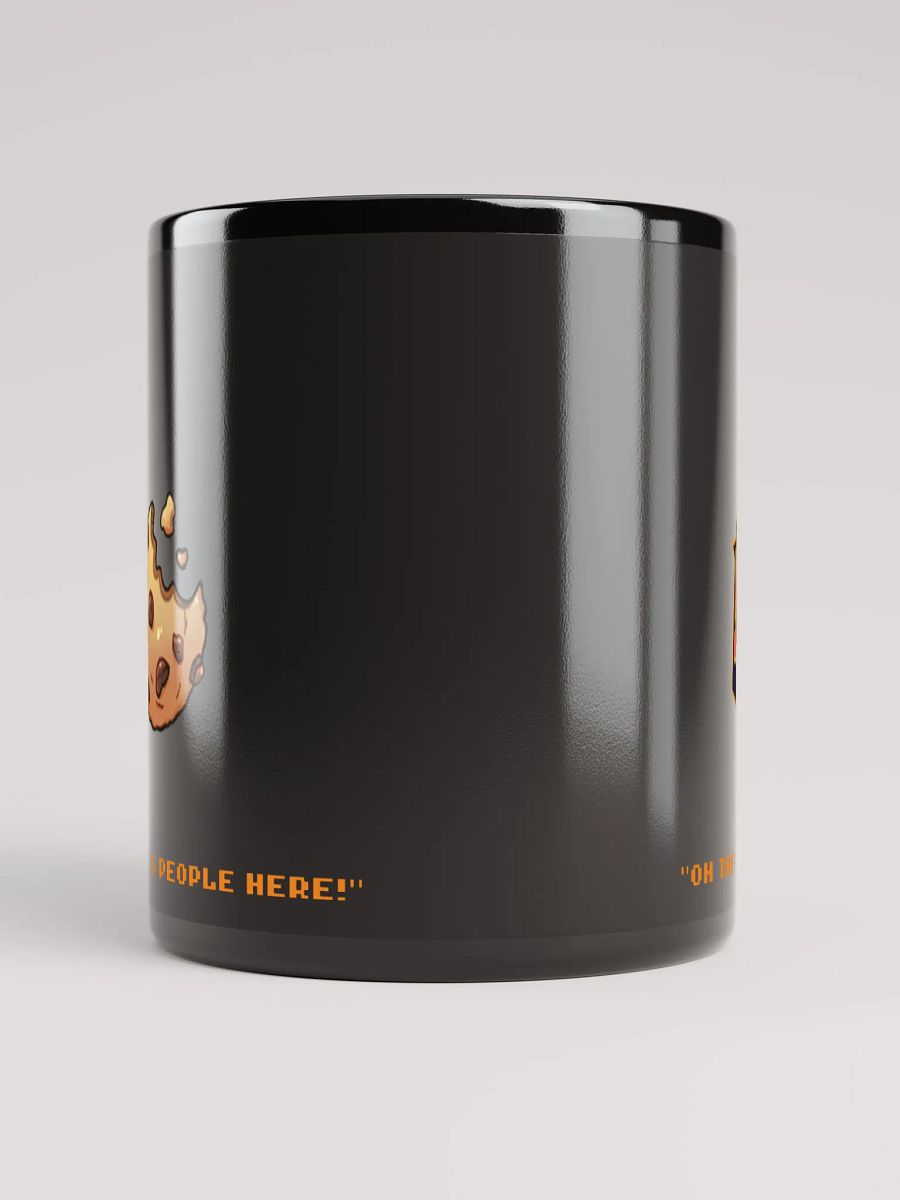 "OH There's people here!" Mug (all black) product image (10)