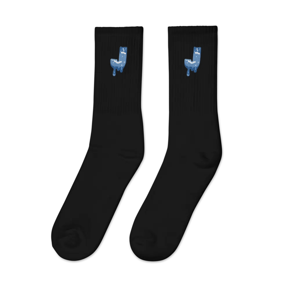 Frosty Melting J Premium Embroidered Socks product image (4)