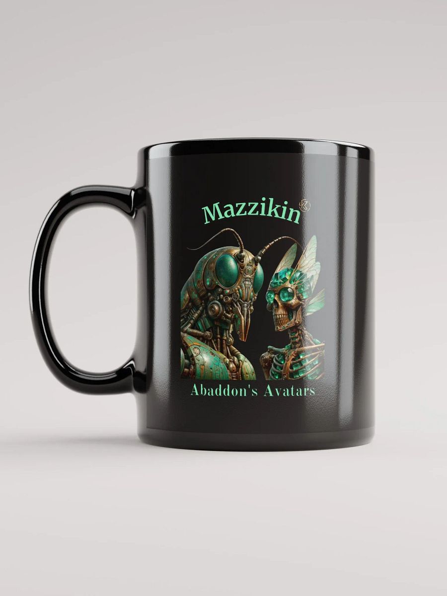 Supernal Mazzikin | Black Glossy Mug product image (6)