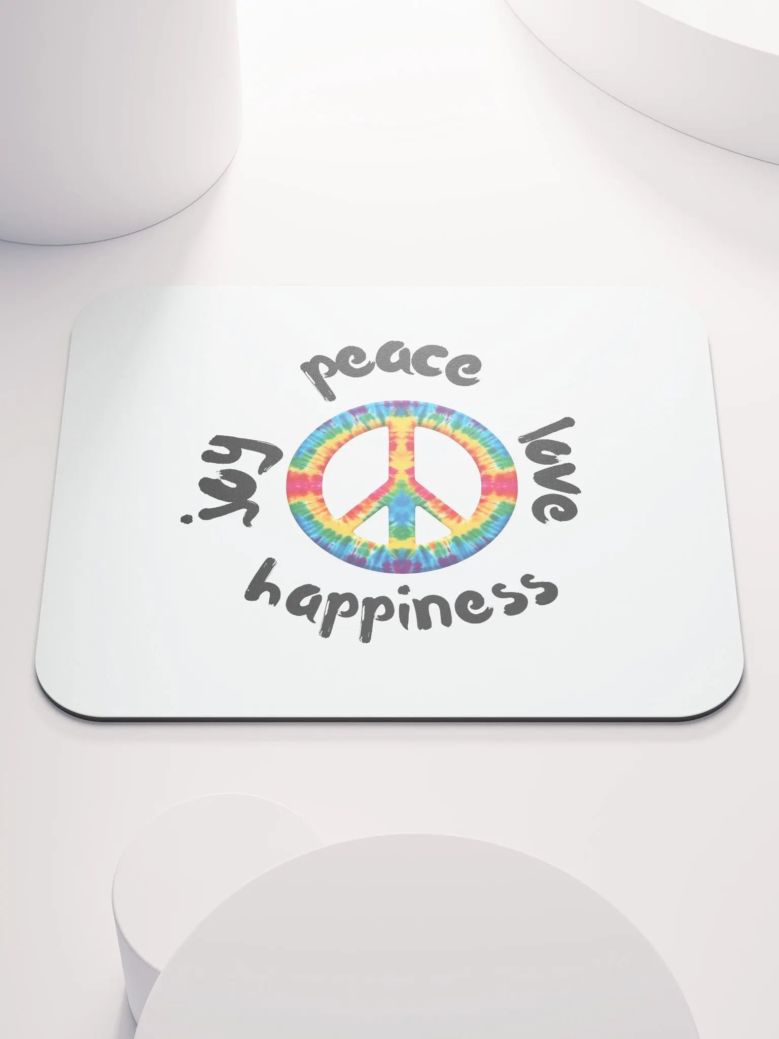 Tie-Dye Peace Mouse Pad product image (3)