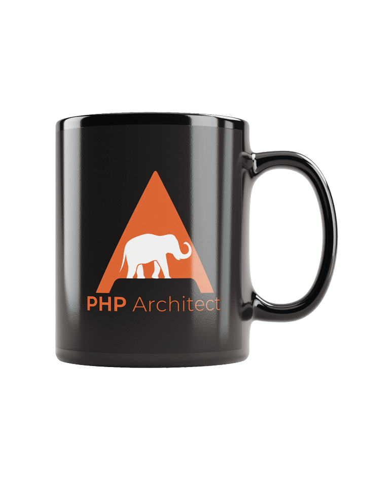PHP Arch Logo Black Coffee Mug product image (1)