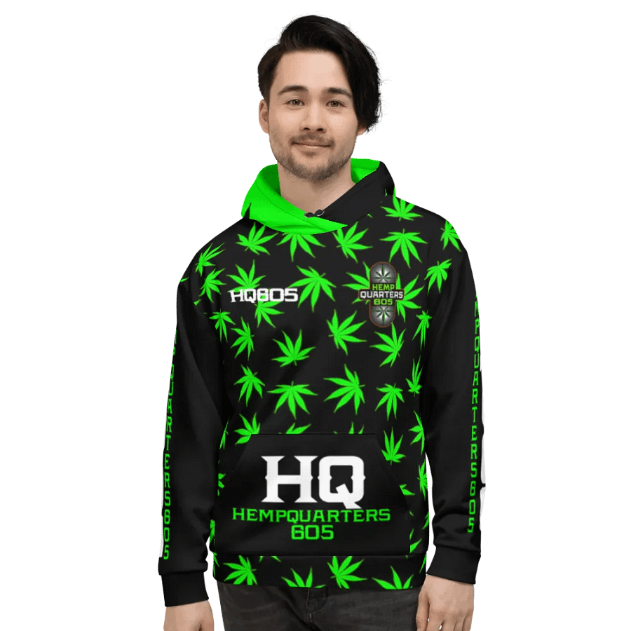HempQuarters Neon Green Hoodie product image (5)
