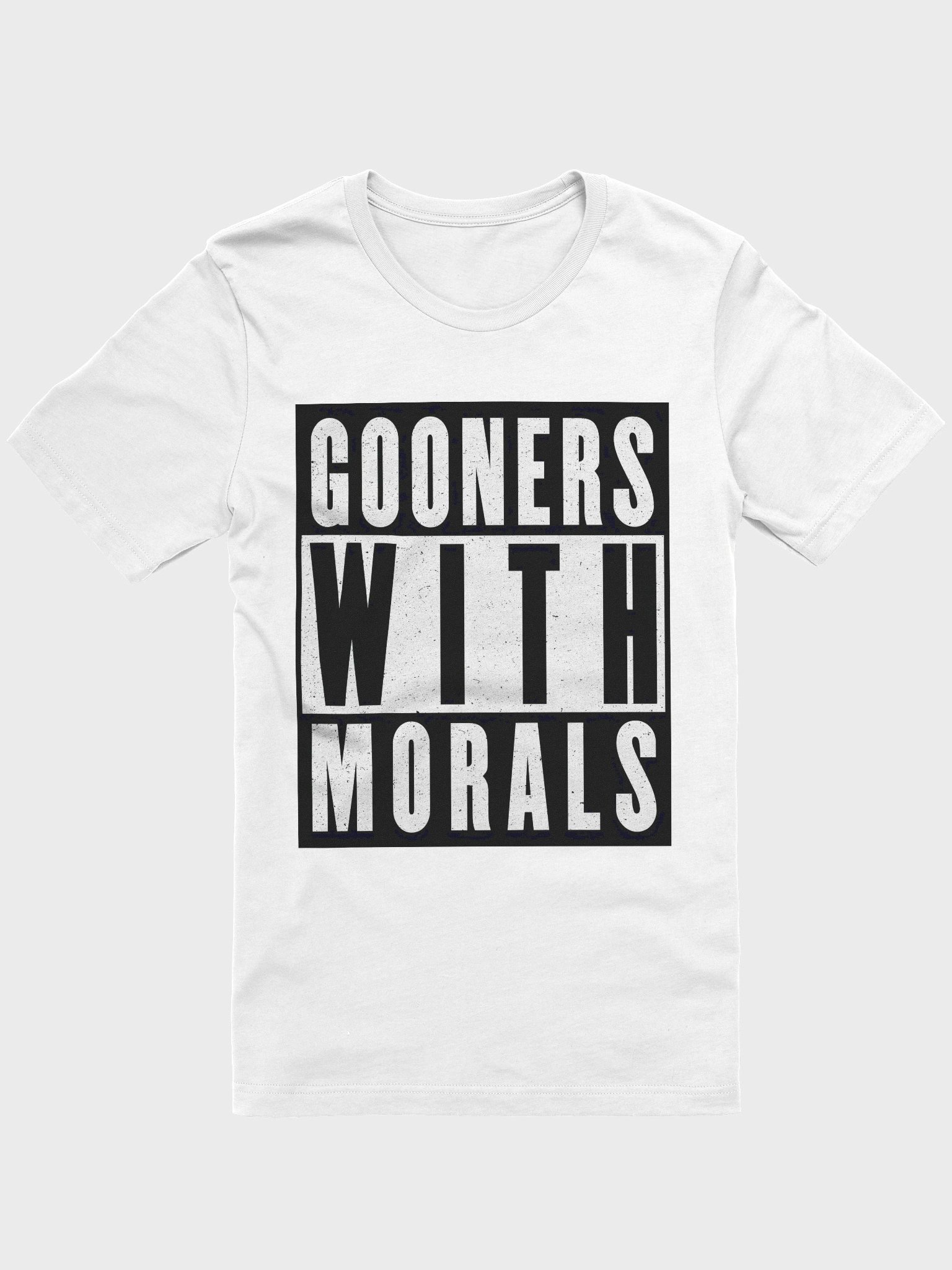 gooner T shirt white product image (1)
