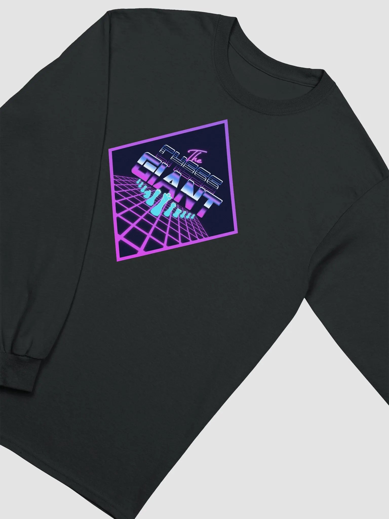 Outrun Chessboard long-sleeve shirt product image (3)