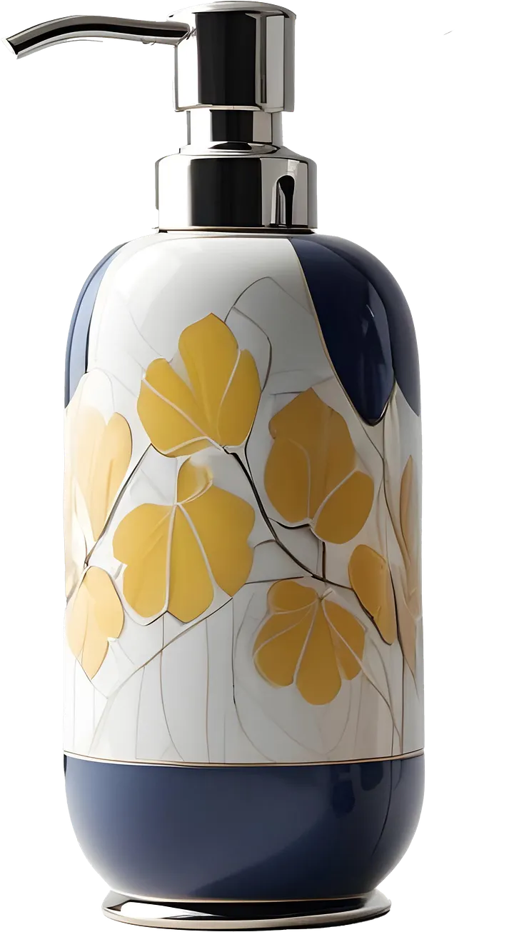 Golden Tides – Provence-Style Soap Dispenser PNG product image (1)