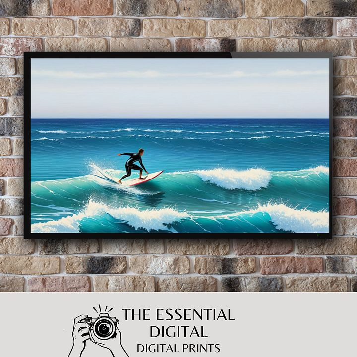 Surf's Up TV Frame Art product image (1)