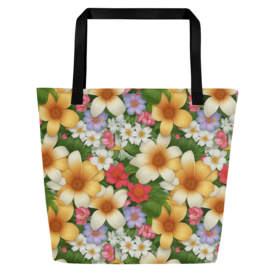 Bold Floral All Over Print Tote Bag product image (2)