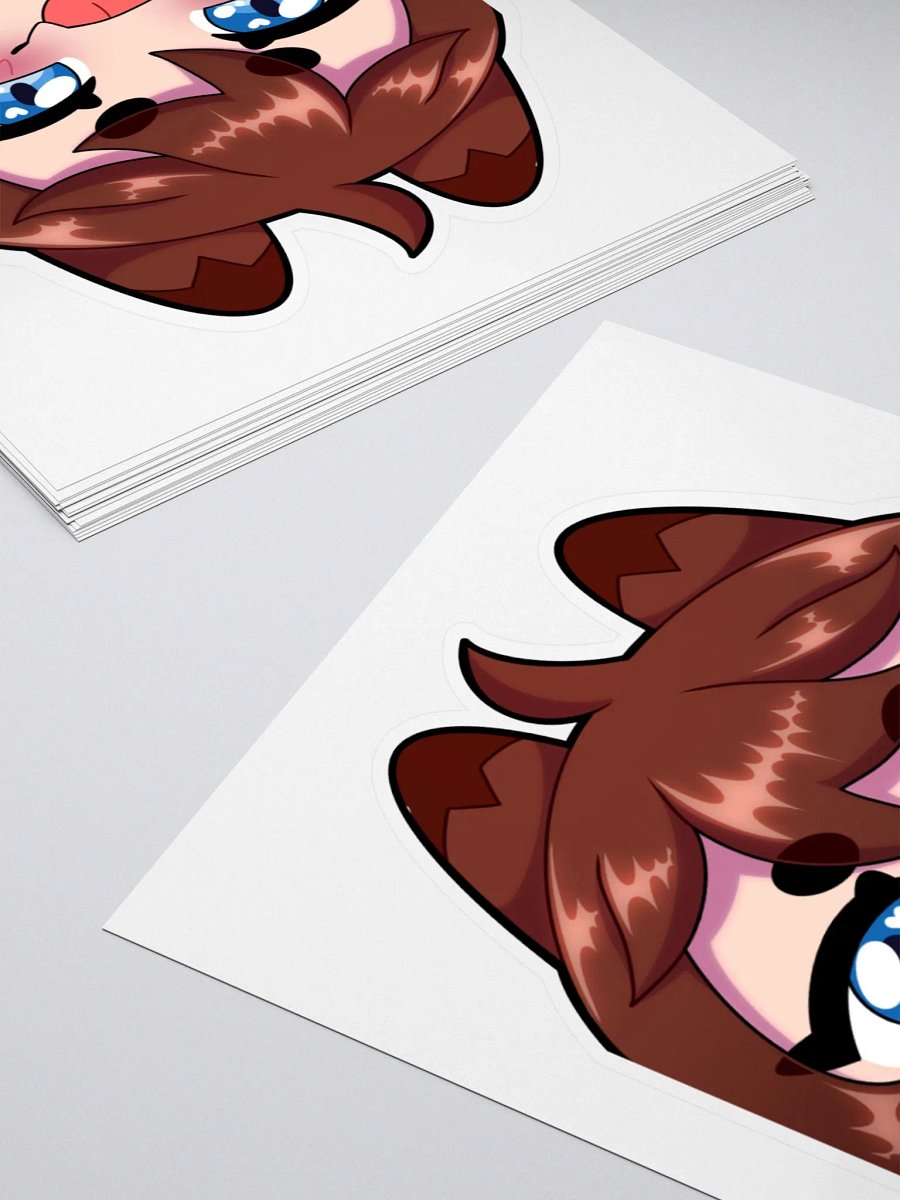 Wolfy Smug Blep Sticker product image (4)