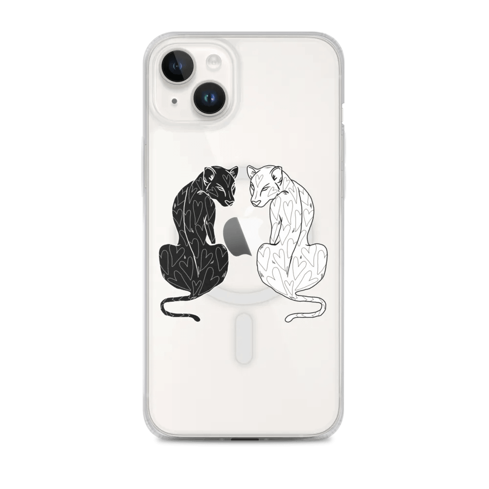 Yin n Yang Leopards | Clear Phone Case product image (1)