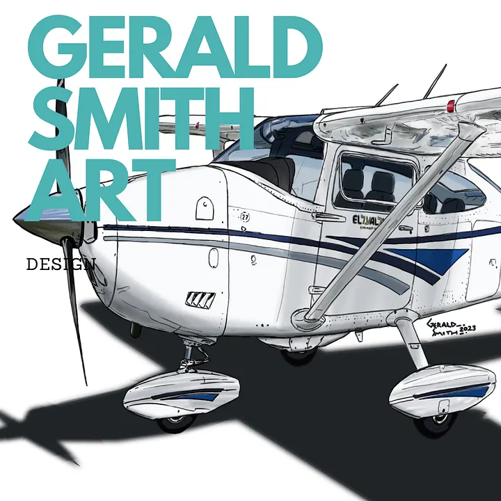 Cessna 182 Printable Instant Download Aviation Art Pilot Gift product image (1)