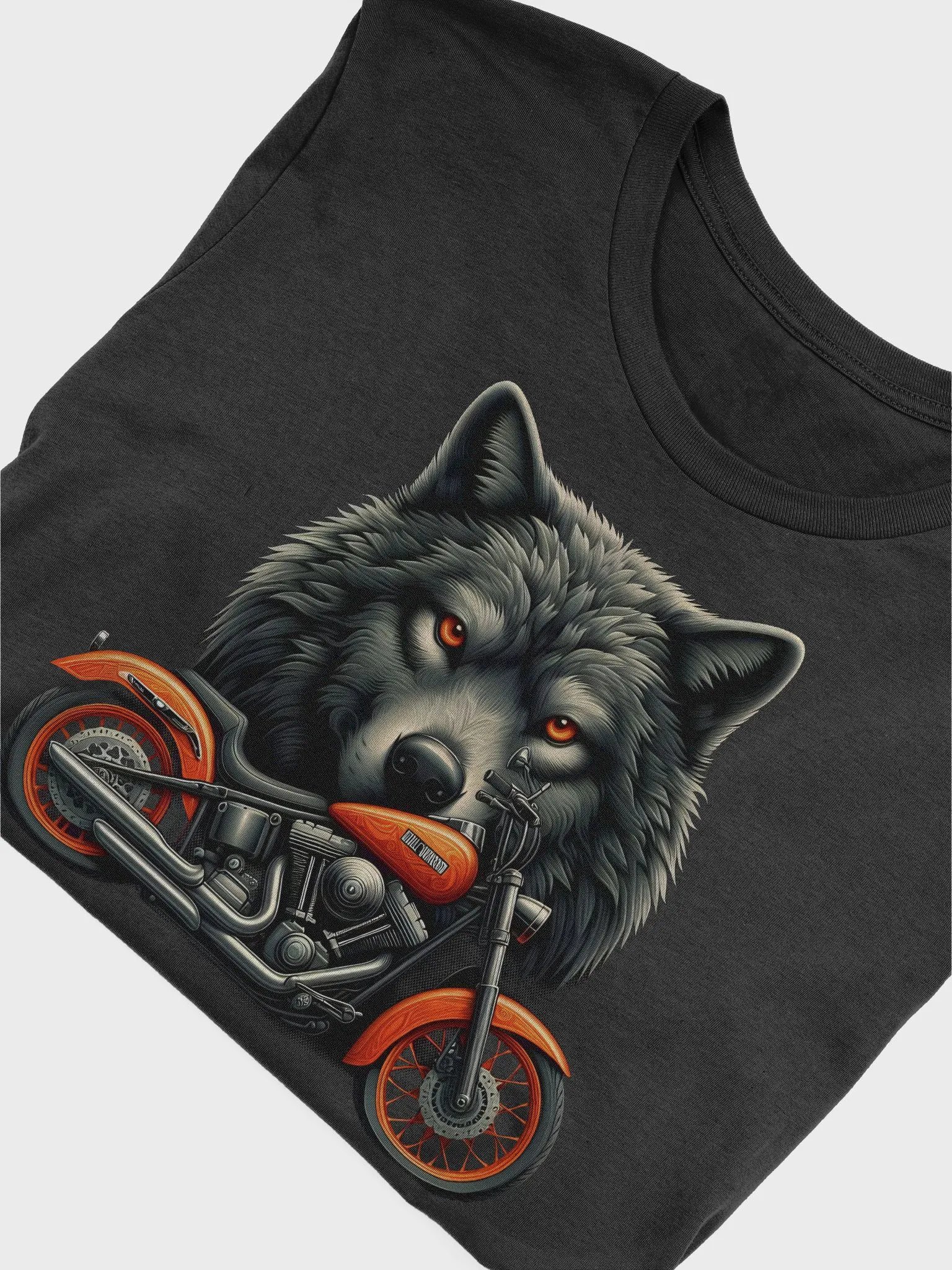 Motorcycle and Wolf - Unisex T-Shirt #10 product image (5)