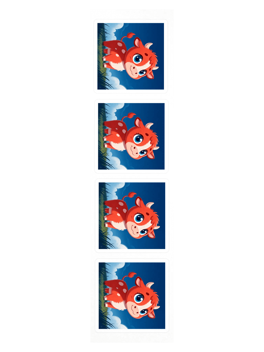 Cute Cow Kiss Cut Stickers product image (3)