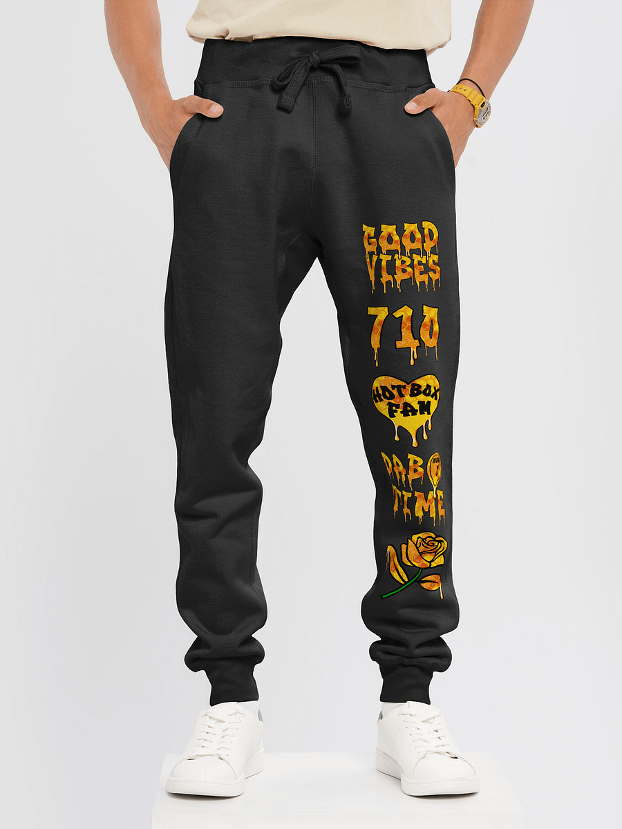 UNISEX HOT BOX FAM JFLOW DRIP EMOTE SWEAT PANTS product image (11)