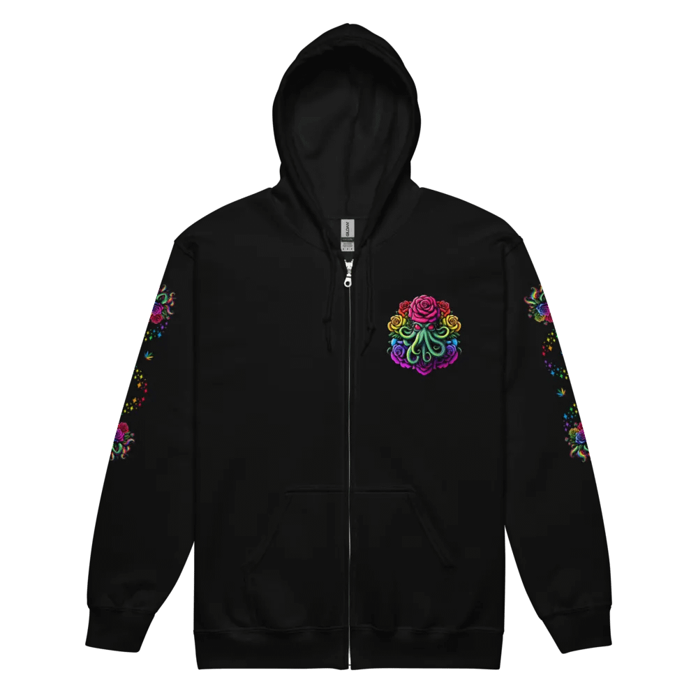 PRIDE Cthulhu Royalty Hoodie Zip-Up (Lots of Colors!) (Up to 5xl!) product image (7)