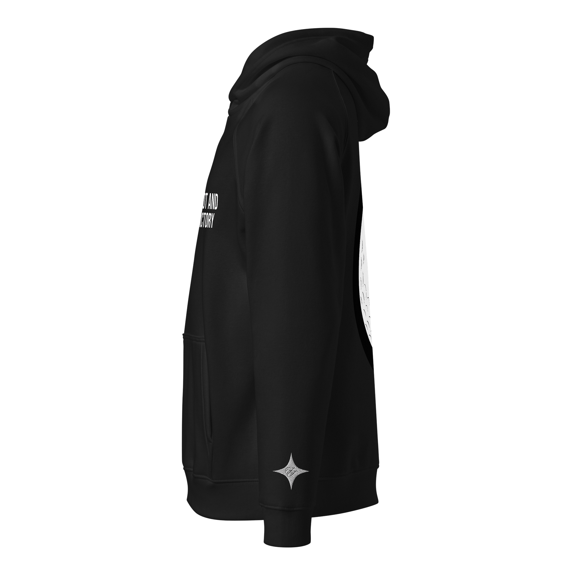 F&F Slogan Eco Raglan Hoodie (WHT) product image (3)