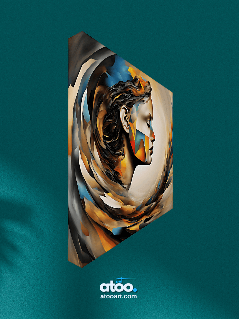 Understanding Women | Vortex of Thought | Canvas Artistic Painting product image (7)