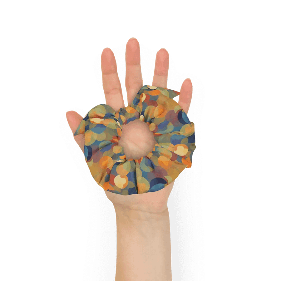Hair Scrunchie - Modern Boho Watercolor Spheres product image (7)