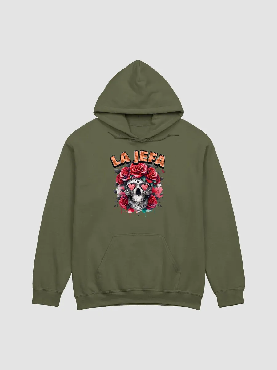 La Jefa Skull The Boss Rose Hoodie product image (11)