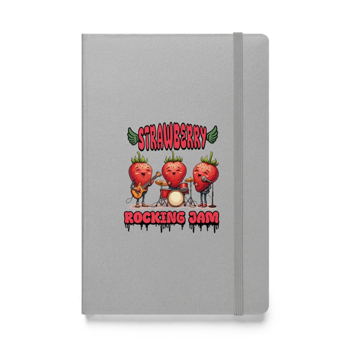 Strawberry Rocking Jam Band Hardcover Notebook product image (1)