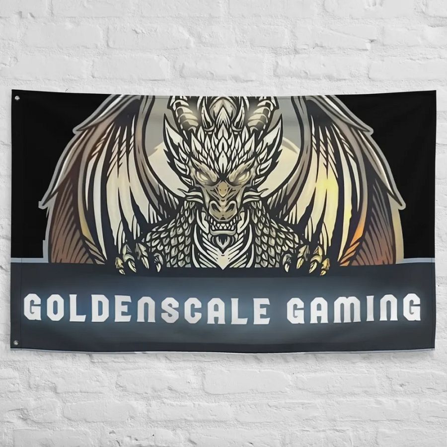 goldenScale Gaming Team Flag product image (10)