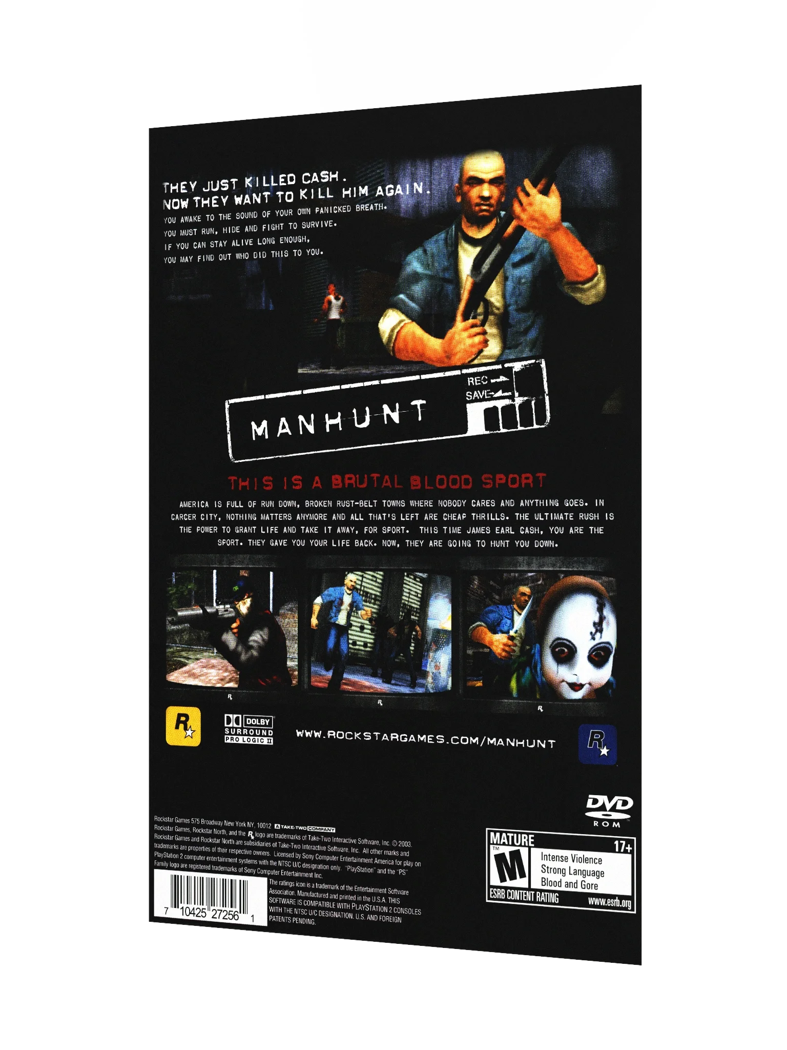 Manhunt (PS2) - Promotional Poster/Flyer product image (3)