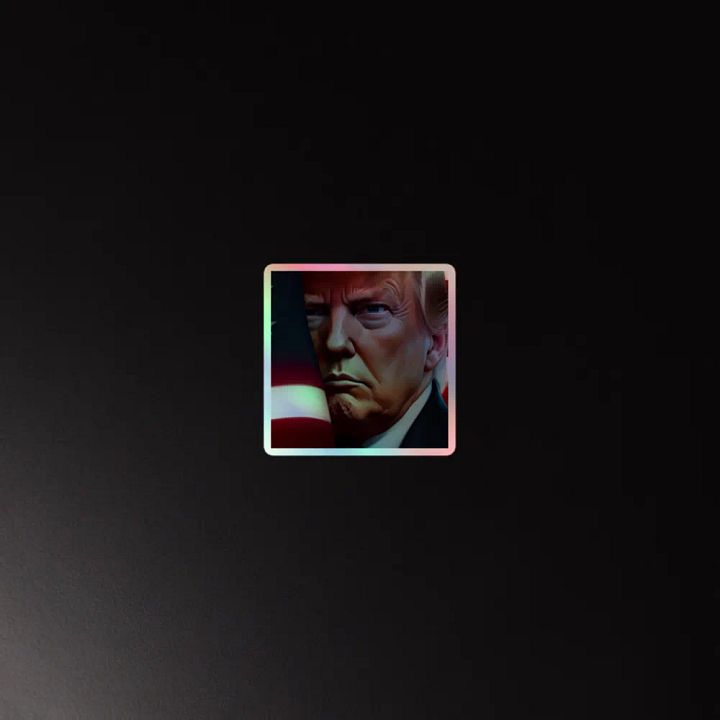 Trump Tough Holographic Sticker product image (4)