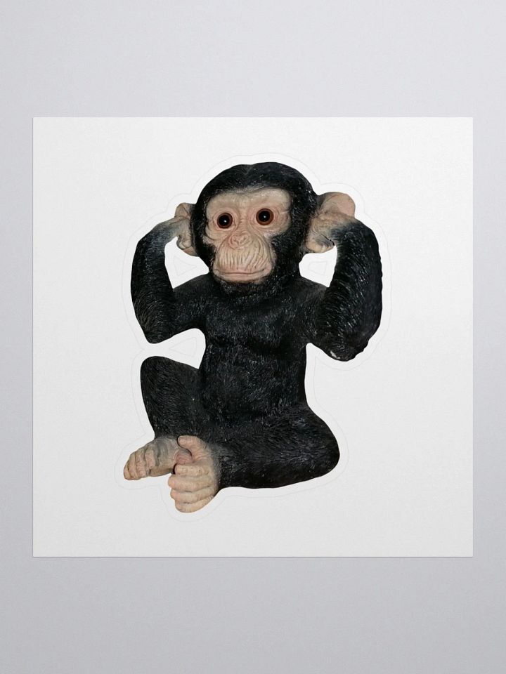 cursed ape sticker product image (1)