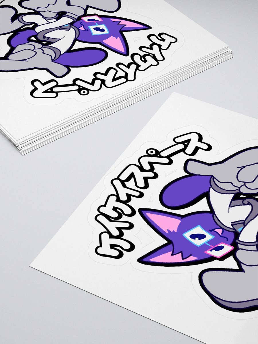 kaykay space adventure 4" sticker product image (4)