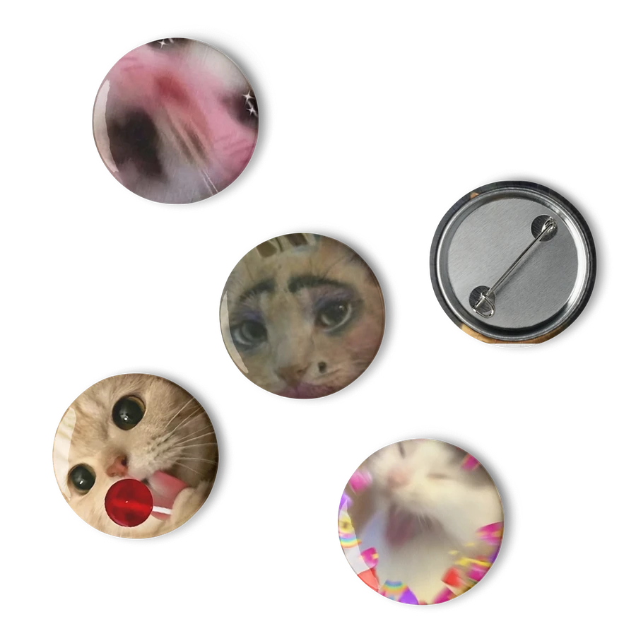 Set of Pin Buttons: Meme Cats 2 product image (6)