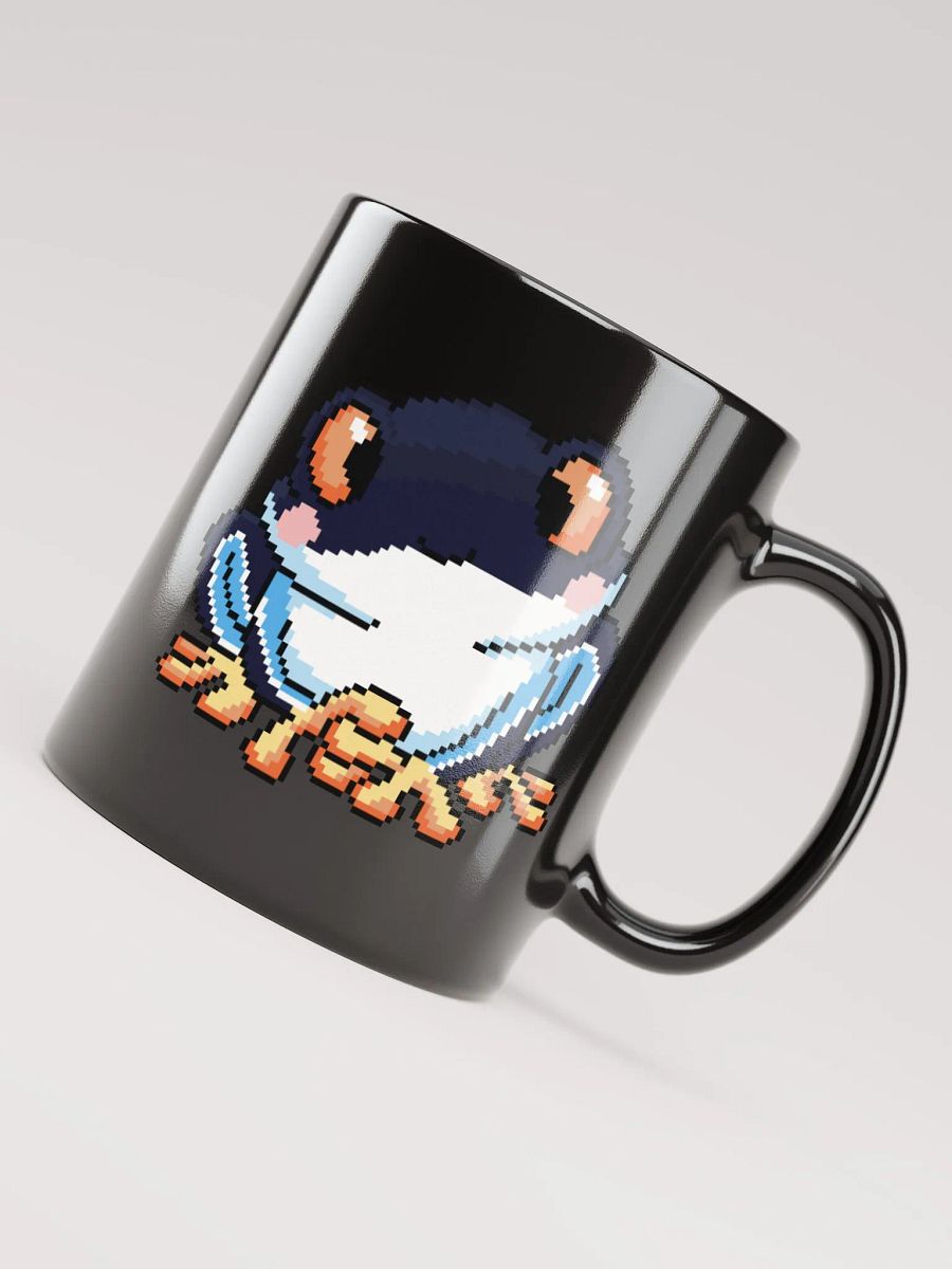 Black Rip the Frog Black Glossy Mug product image (4)