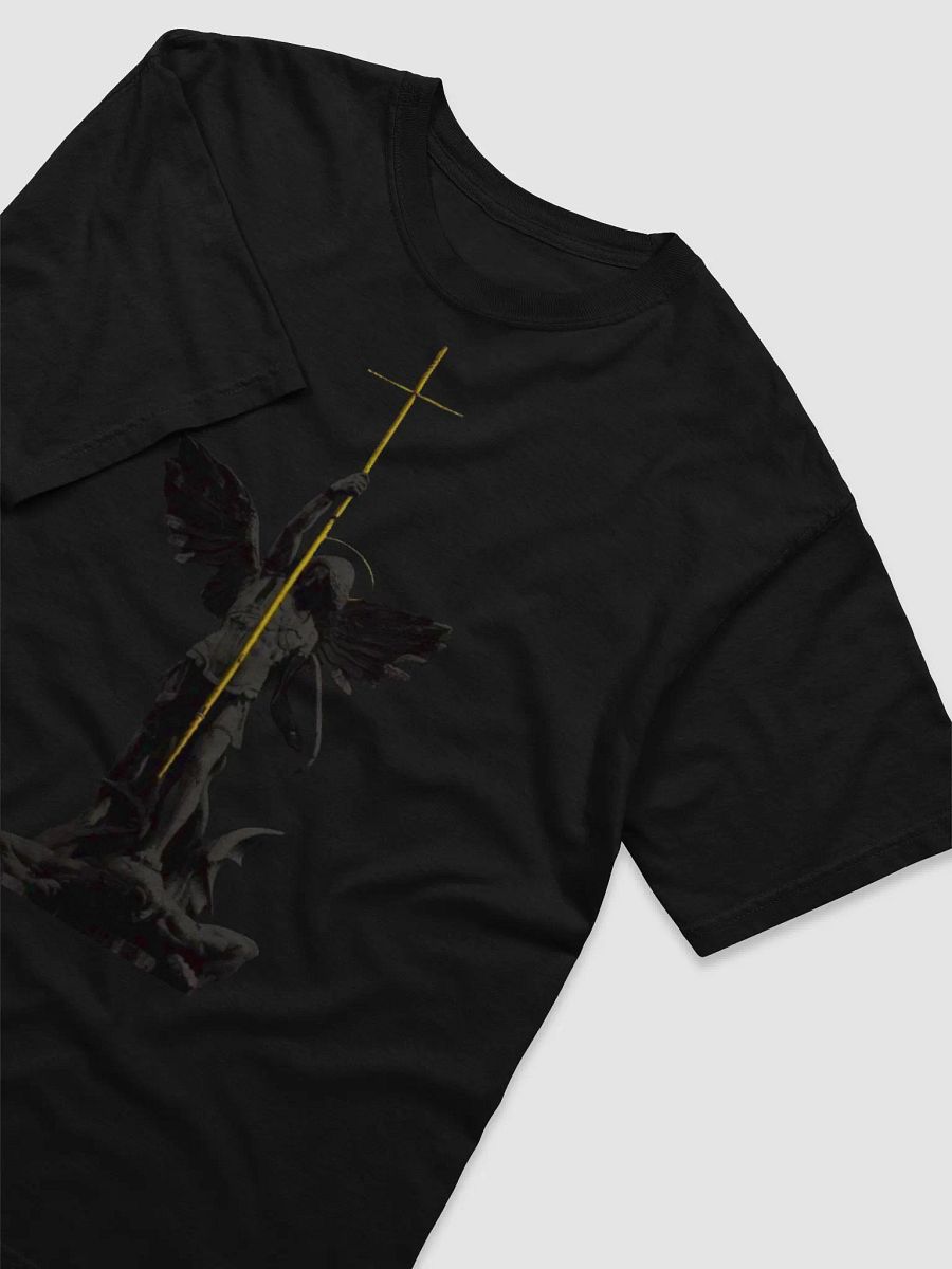 T-shirt Uomo con Grafica Angelica - Nero Iconico product image (3)