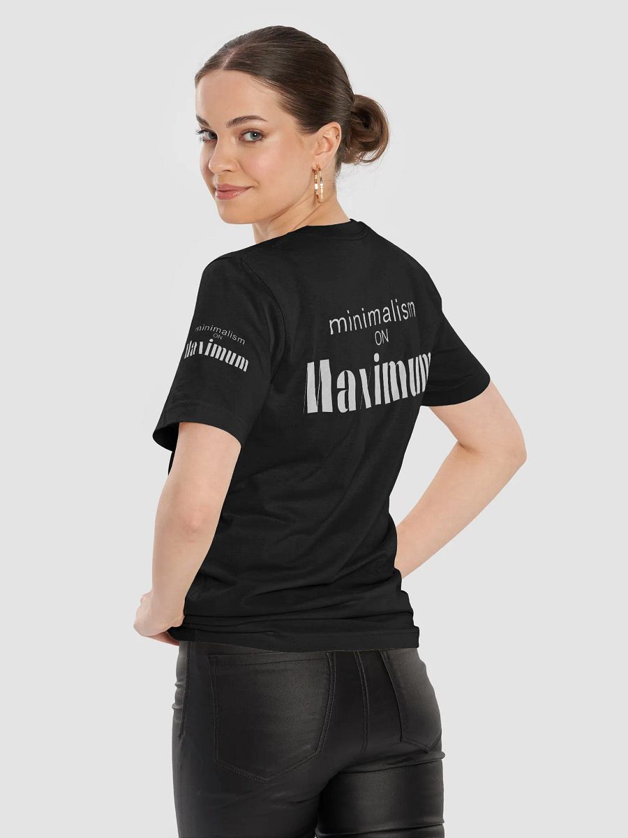 MOM - Minimalism On Maximum Label On Back T-Shirt product image (8)