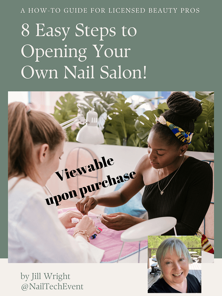 8 Easy Steps to Opening Your Own Nail Salon (e-book) product image (1)