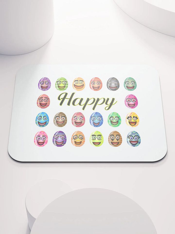 Happy Emoji Faces Mouse Pad product image (1)