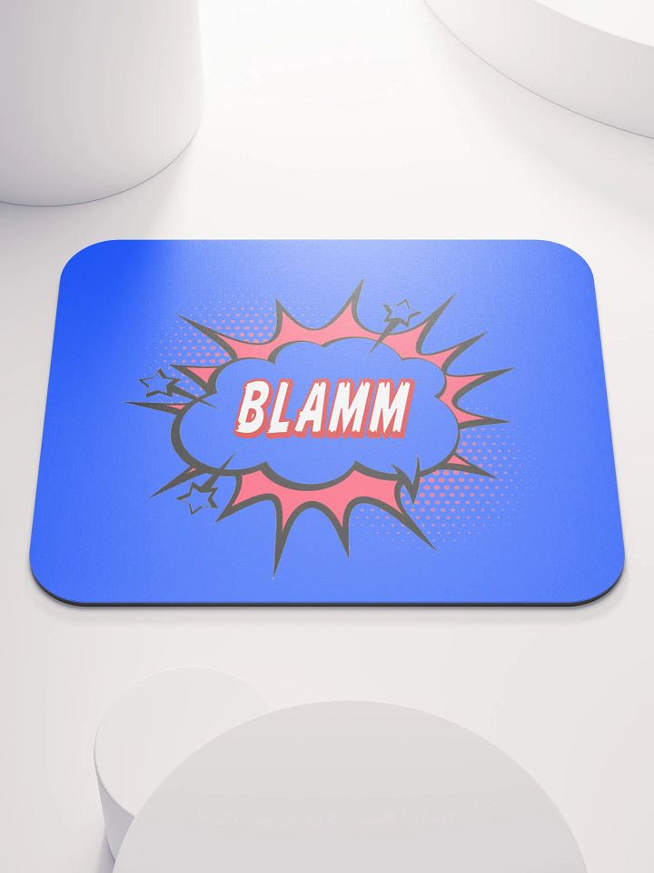 BLAMM! Blue Gaming Mouse Pad – Smooth & Precise for Gamers, Home Office & Creators product image (1)