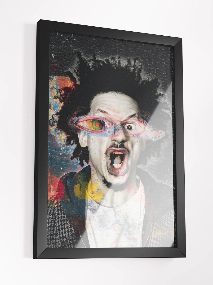 Surreal Eric Andre Eco-Friendly Ayous Wood Framed Matte Poster product image (5)
