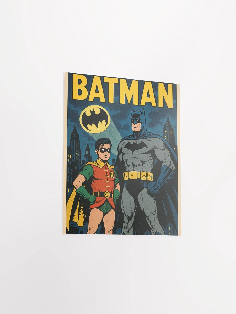 Dynamic Duo Rooftop Encounter Poster product image (3)