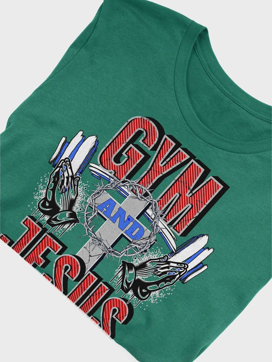 Gym And Jesus Weightlifting Iconic Comfort T-Shirt product image (15)