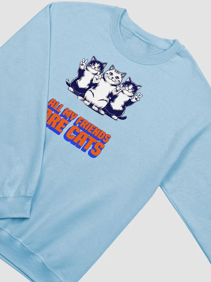 all my friends are cats crewneck product image (2)