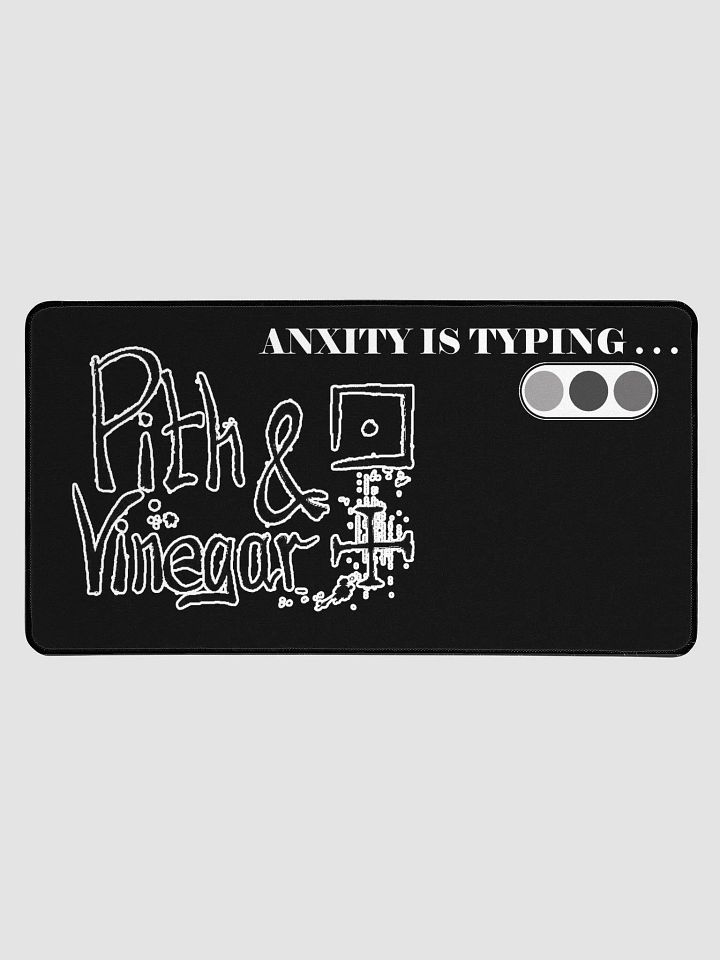 Anxiety is typing large mouse mat product image (1)