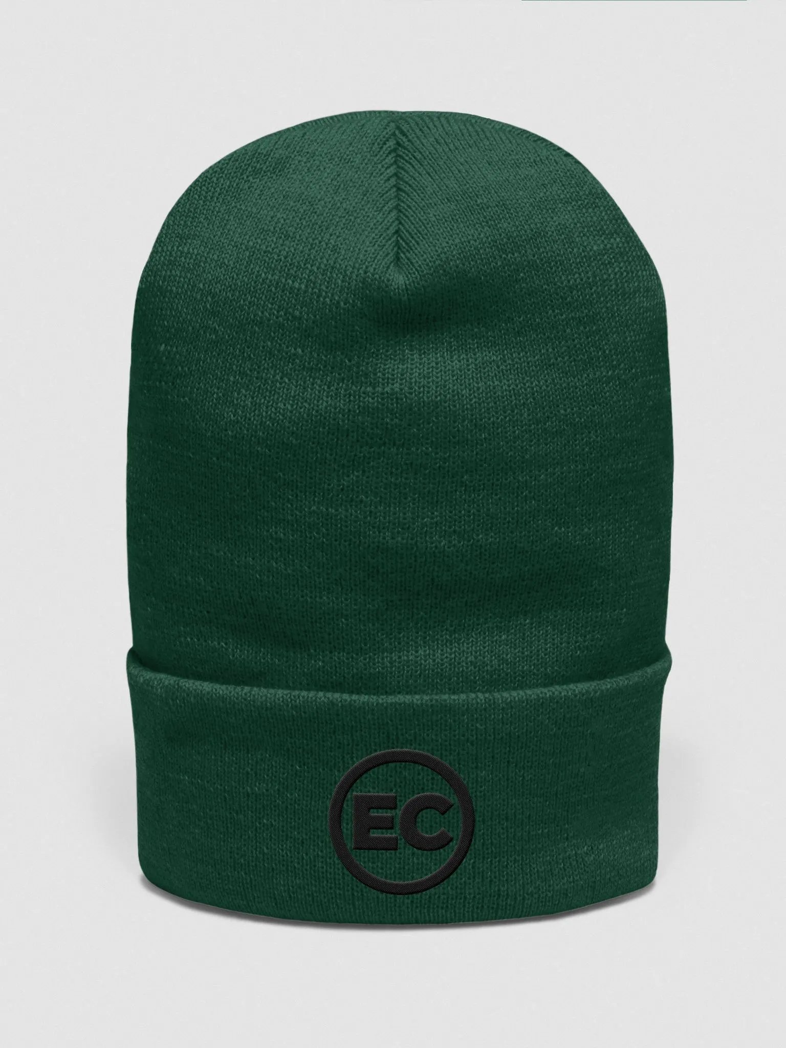 EC Black Logo Cuffed Beanie product image (1)