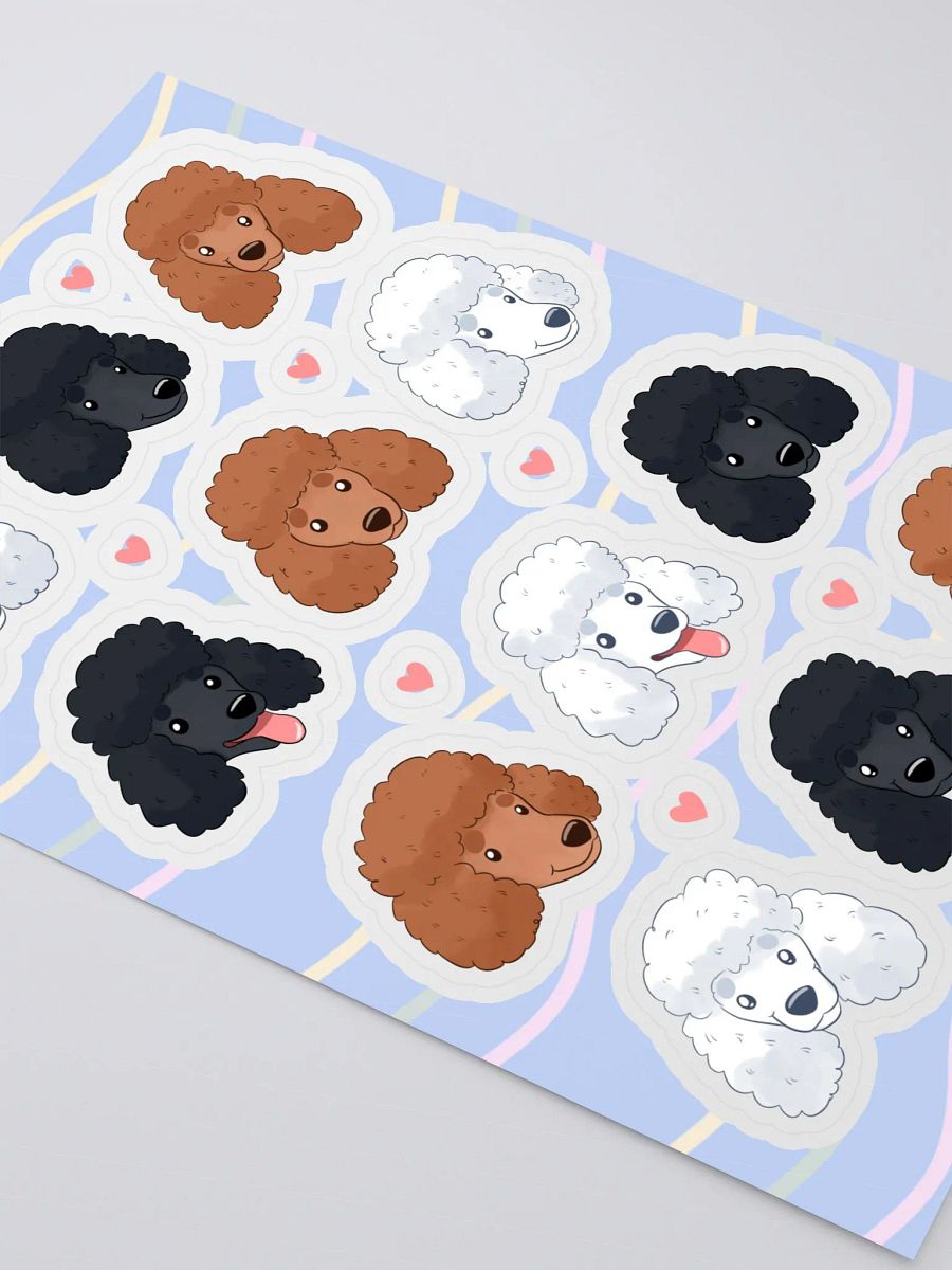 Cute Poodle Sticker Extravaganza! product image (3)
