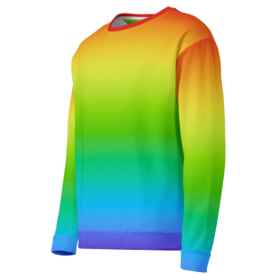 Rainbow Recycled Unisex Sweatshirt product image (4)