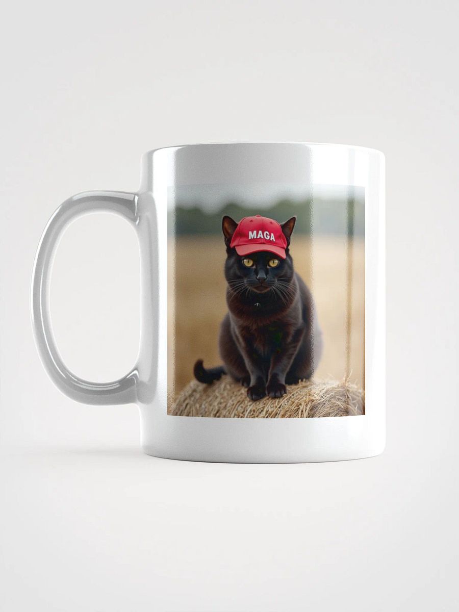 MAGA CAT White Glossy Mug product image (6)