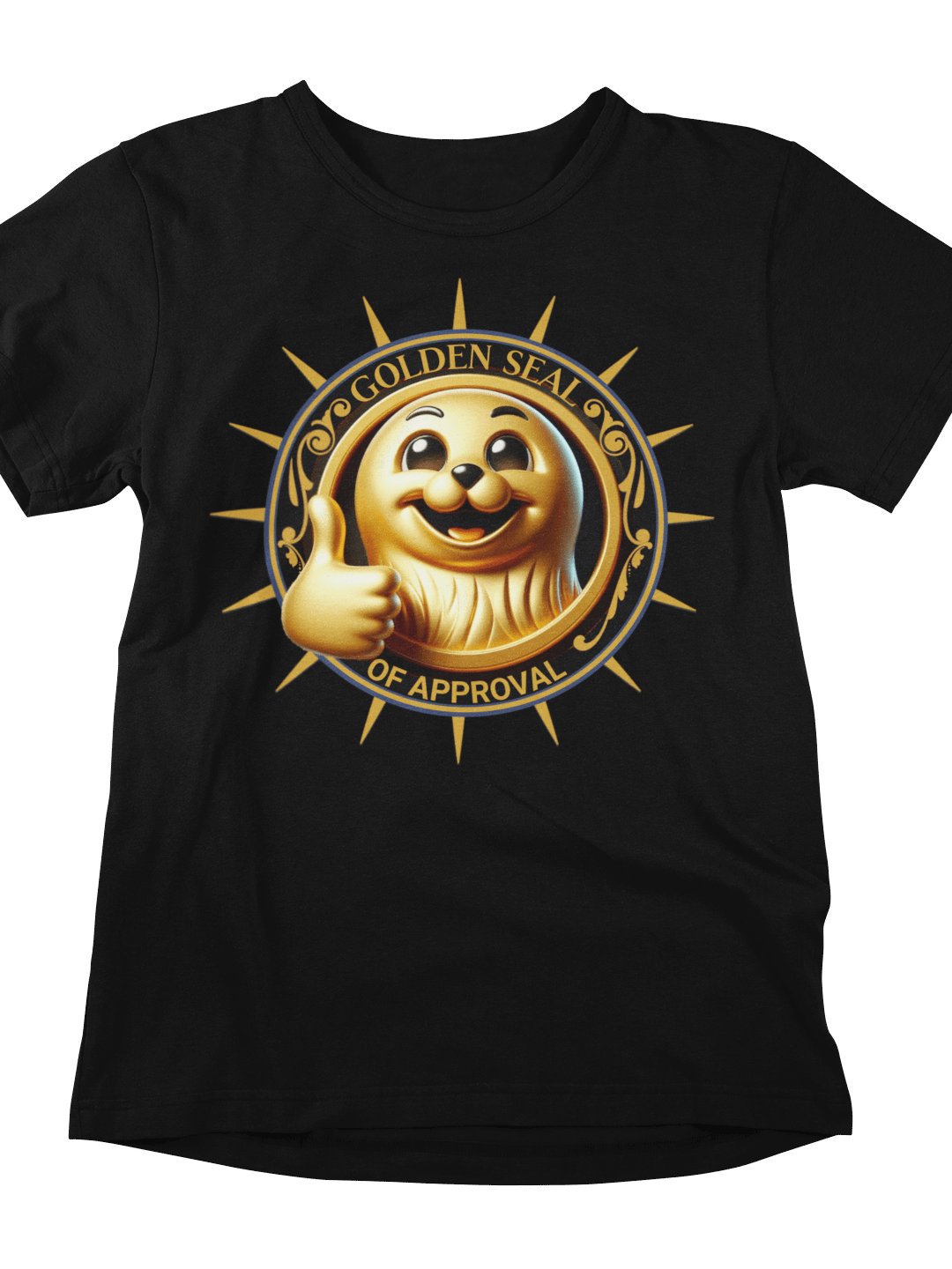 Golden Seal of Approval Tee: Thumbs Up Edition! product image (6)