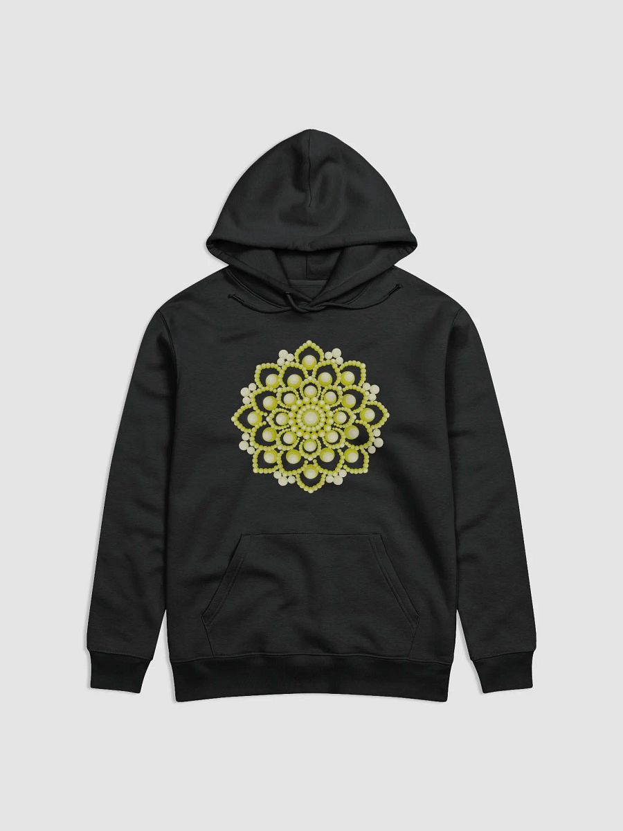 Yellow Flower Mandala Unisex Eco Hoodie product image (1)