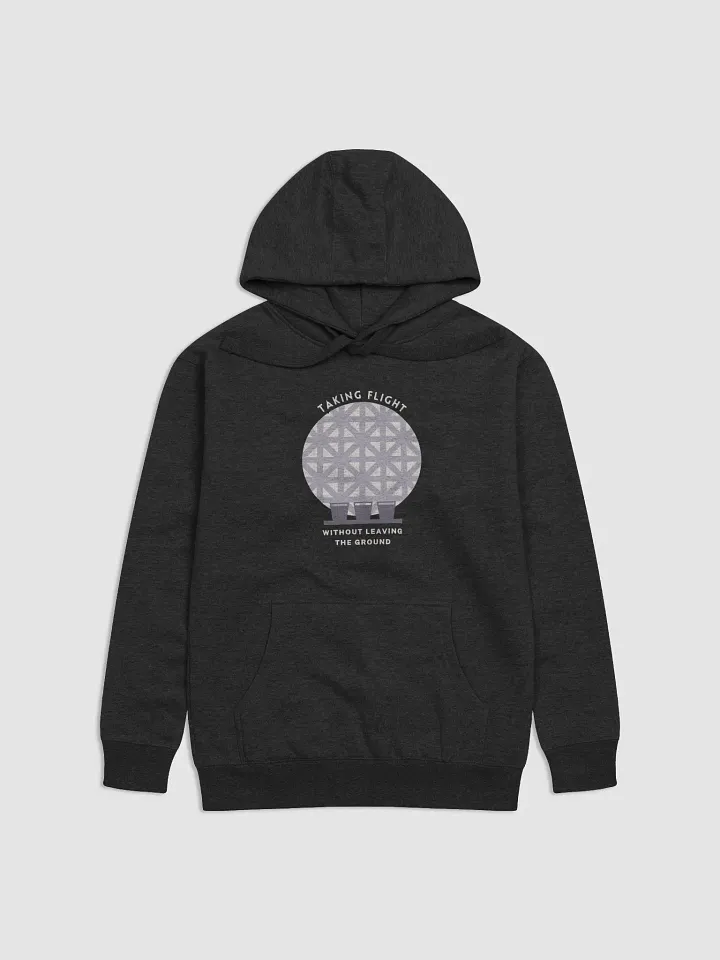 Drinking Around the World Disney Flight Hoodie: Gray Graphic on Dark Sweathsirt product image (4)