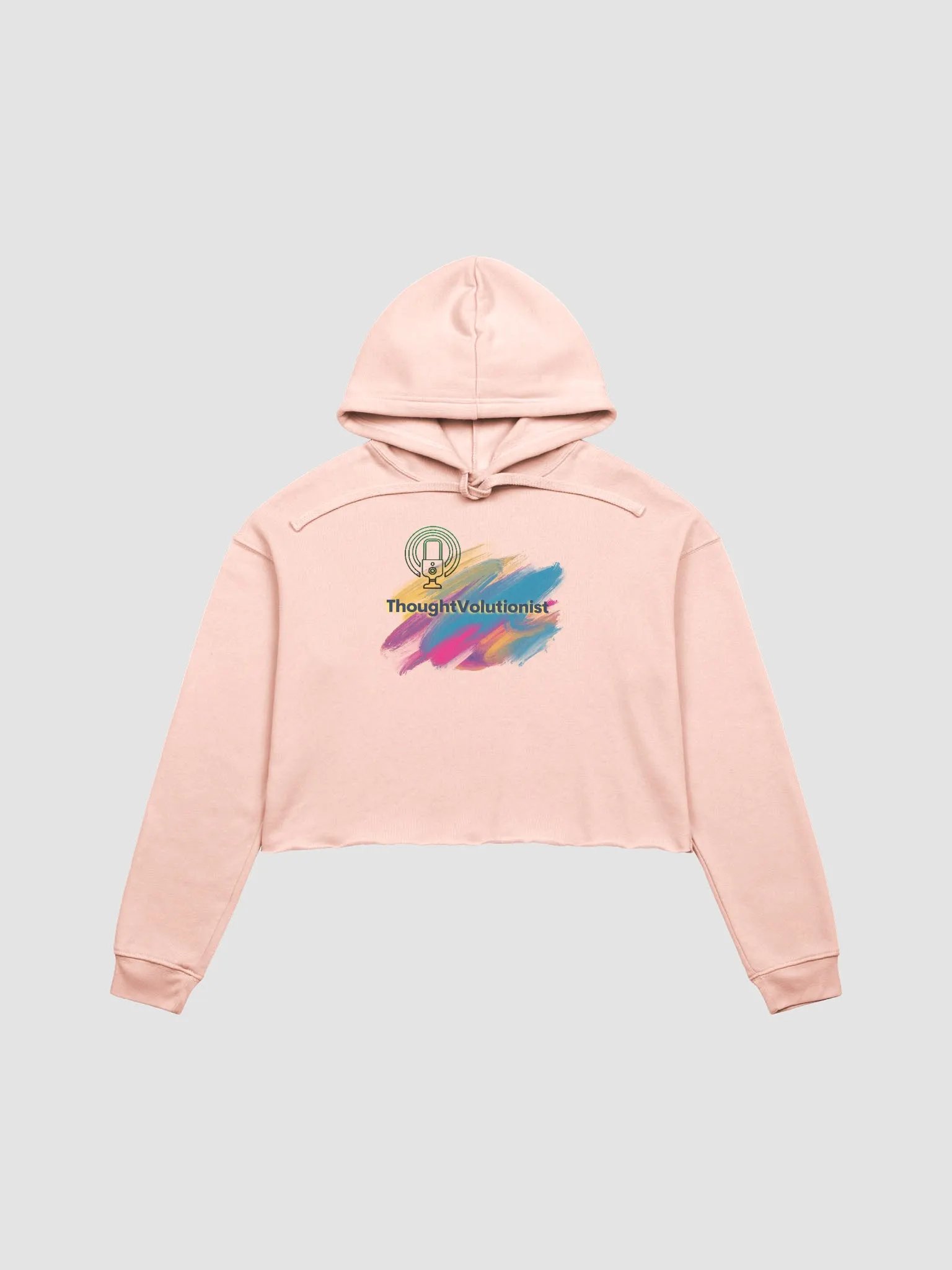 Thoughtvolutionist Crop Hoodie product image (1)