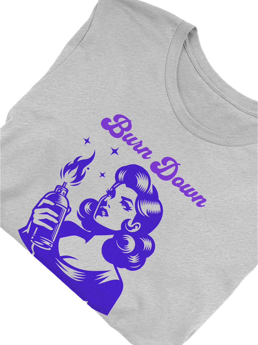 Burn Down The Oligarchy Retro Supersoft T-shirt product image (5)