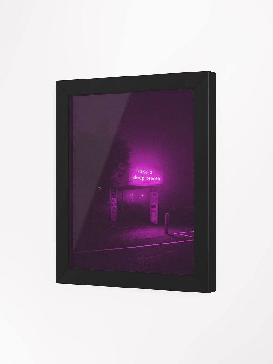 "Take a deep breath" Framed Poster product image (32)